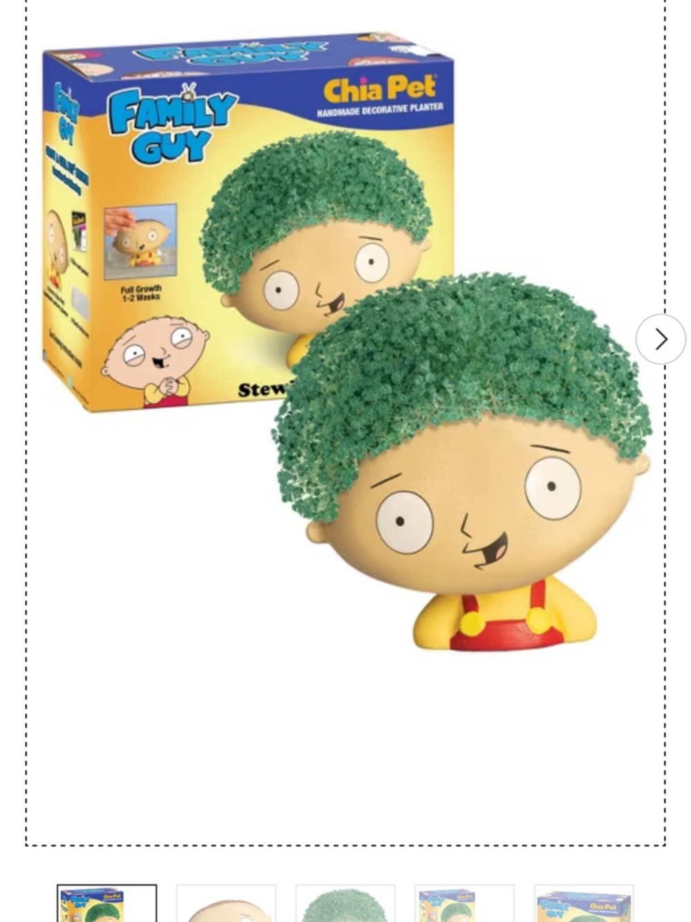 Family Guy Stewie Chia Pet Planter – Green